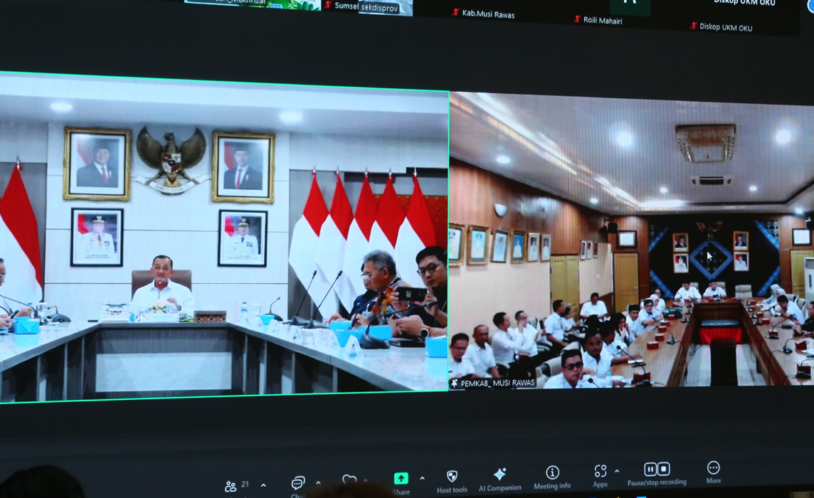 Pemprov Sumsel Siapkan Dukungan Penuh Peluncuran Koperasi Merah Putih pada 21 Juli 2025