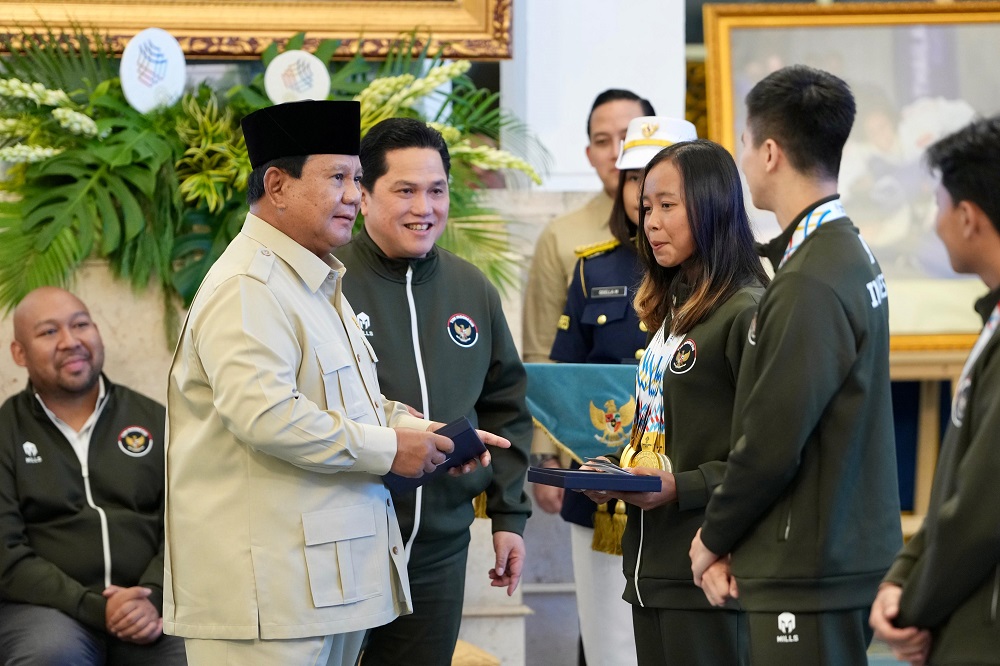 Presiden Prabowo Apresiasi Capaian Bersejarah Indonesia di SEA Games 2025, Kemenpora-BRI Salurkan Bonus Atlet