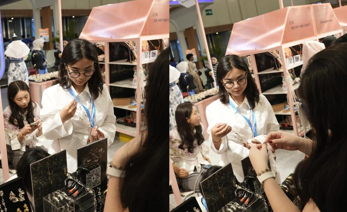 Lewat UMKM EXPO(RT), BRI Bantu Pengusaha UMKM Aksesori Ini Dapatkan Akses Pasar di Kancah Global