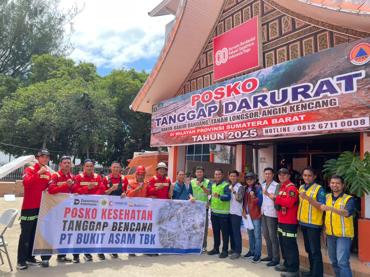 Wujud Kepedulian, PTBA Kirim Bantuan dan Tim Tanggap Bencana ke Wilayah Terdampak Banjir Sumatera