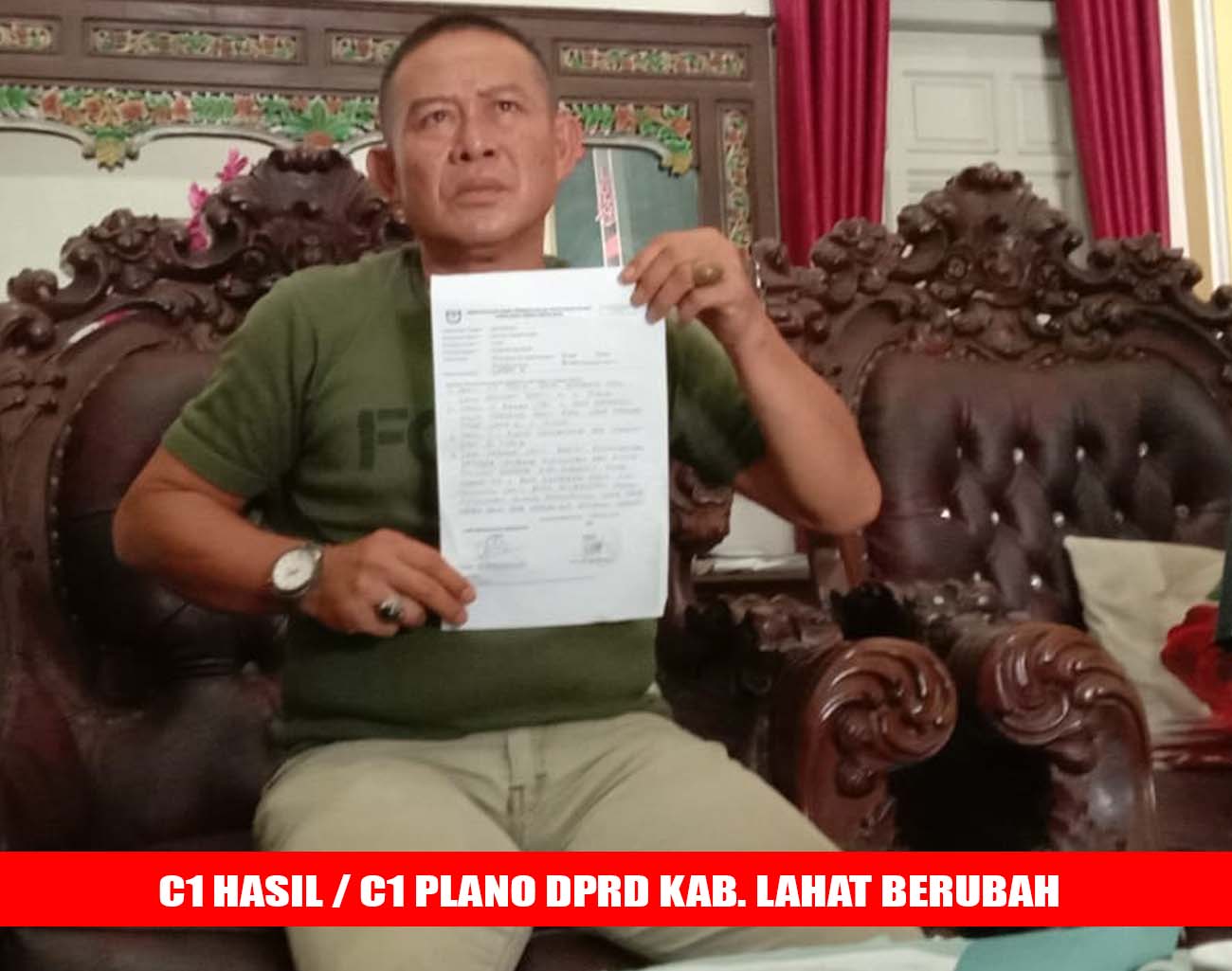 Inilah Penjelasan Saksi PKB Terkait Indikasi Kecurangan di TPS 2 Kembang Ayun Kecamatan Tanjung Sakti Lahat