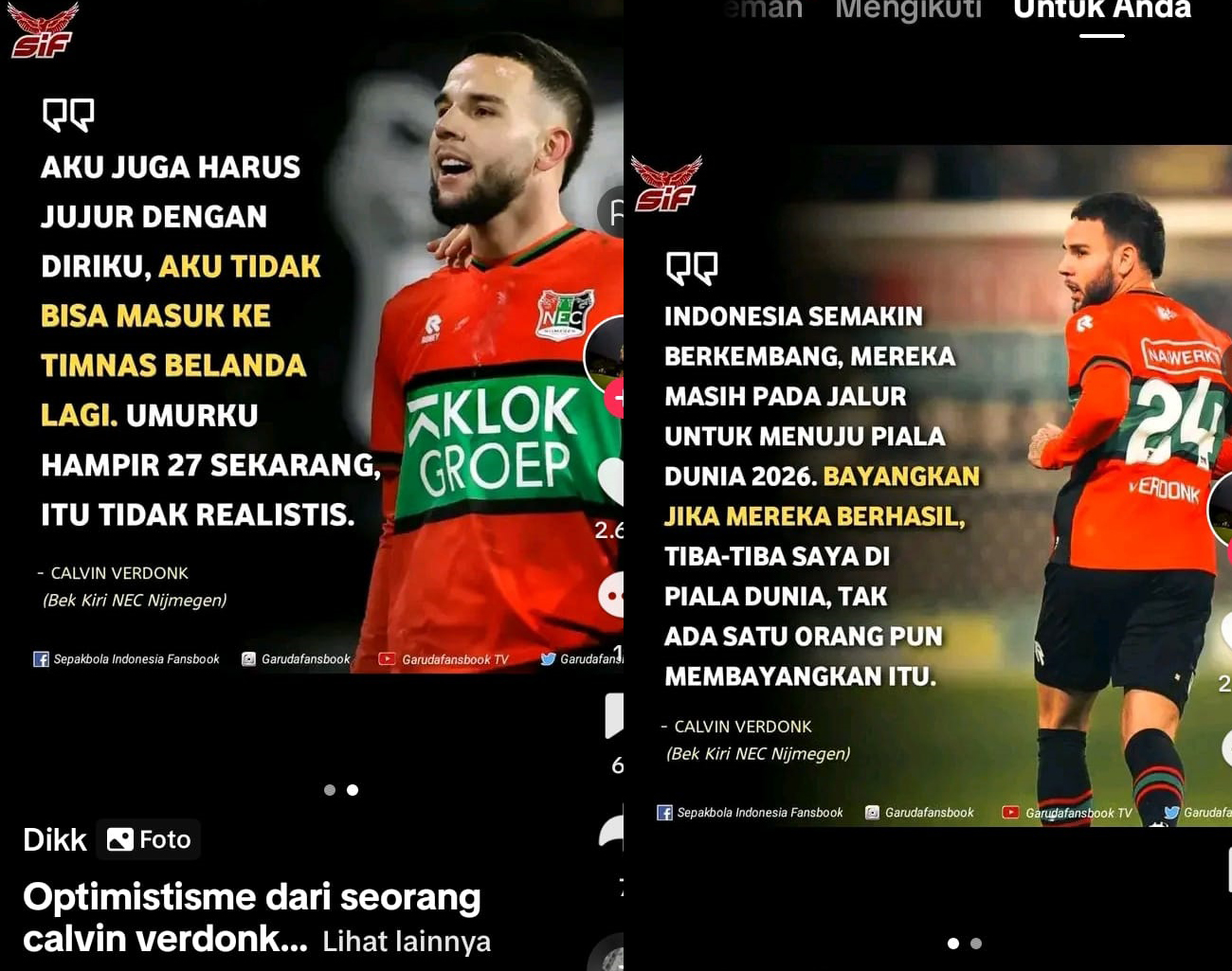 Ucapan Jujur Calvin Verdonk Bek Belanda, Gabung Timnas Indonesia, Umur Tua, Kualifikasi Piala Dunia 2026