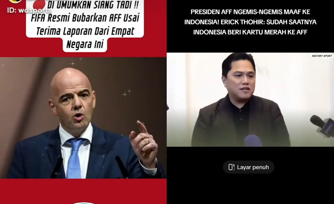 FIFA Bubarkan AFF, Federasi Sepak Bola ASEAN Curang, Gianni Infantino Erick Thohir, Kualifikasi Piala AFF 2024