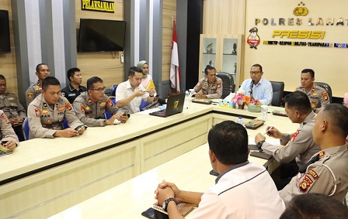 Polres Lahat Kedatangan Team RBP Polda Sumsel, Pantau Persiapan Menuju Wilayah Bebas Korupsi (WBK) 
