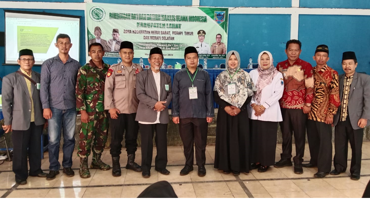 Bimbingan Da’i dan Da’iyah MUI Lahat, Kali ini Zona Merapi, KH Husnuddin Karim Al Hafidz Jelaskan Peran MUI