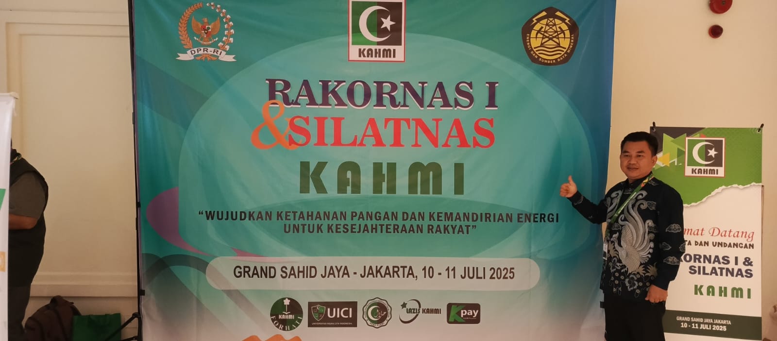 Ketua Umum MD KAHMI Lahat Hadiri Acara Rakornas I dan Silatnas KAHMI di Jakarta