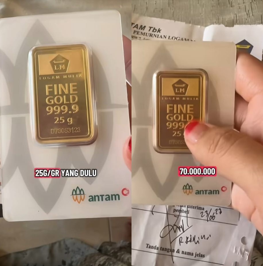 Cara Cepat Kaya, Simpan Emas Antam 2 Tahun, Dapat Cuan Uang Rp45 Juta