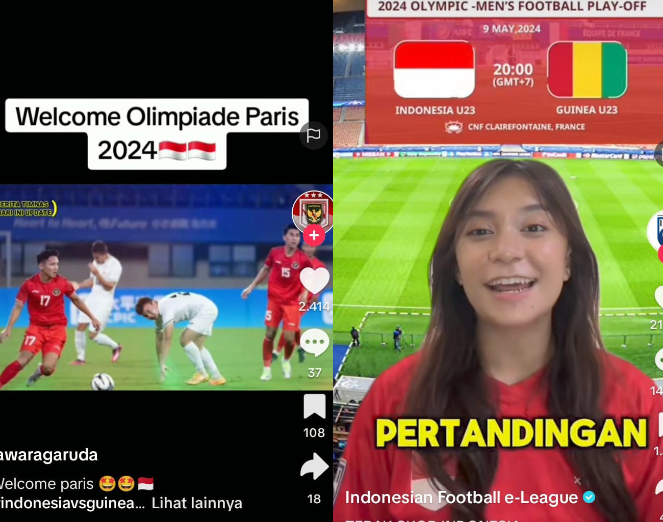 Ajang Unjuk Gigi Garuda Muda di Benua Eropa, Indonesia vs Guinea Play Off Olimpiade Paris 2024