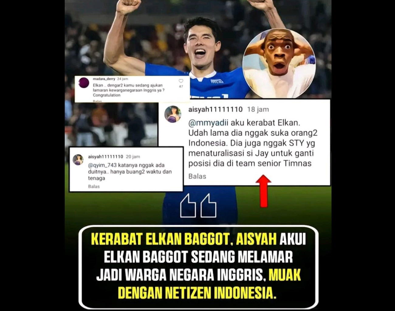 Fakta Terungkap! Indonesia Kalah Lawan Guinea, Elkan Baggott Tidak Suka Sepak Bola Indonesia, Inilah Alasannya