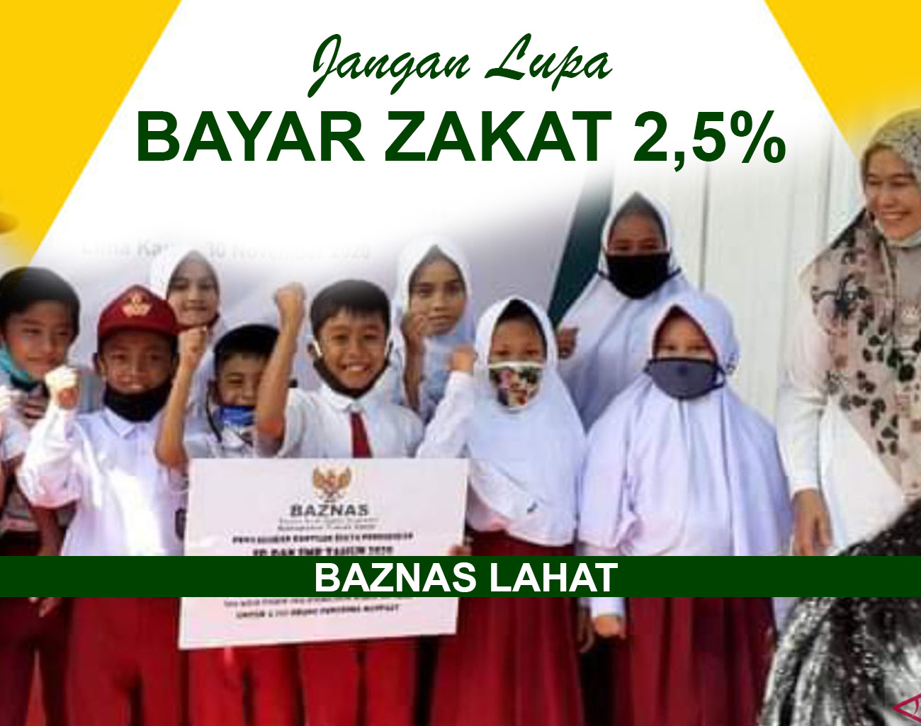 Inilah Daftar SD Salurkan Dana Zakat dan Infaq melalui Baznas Lahat Bulan Oktober 2023