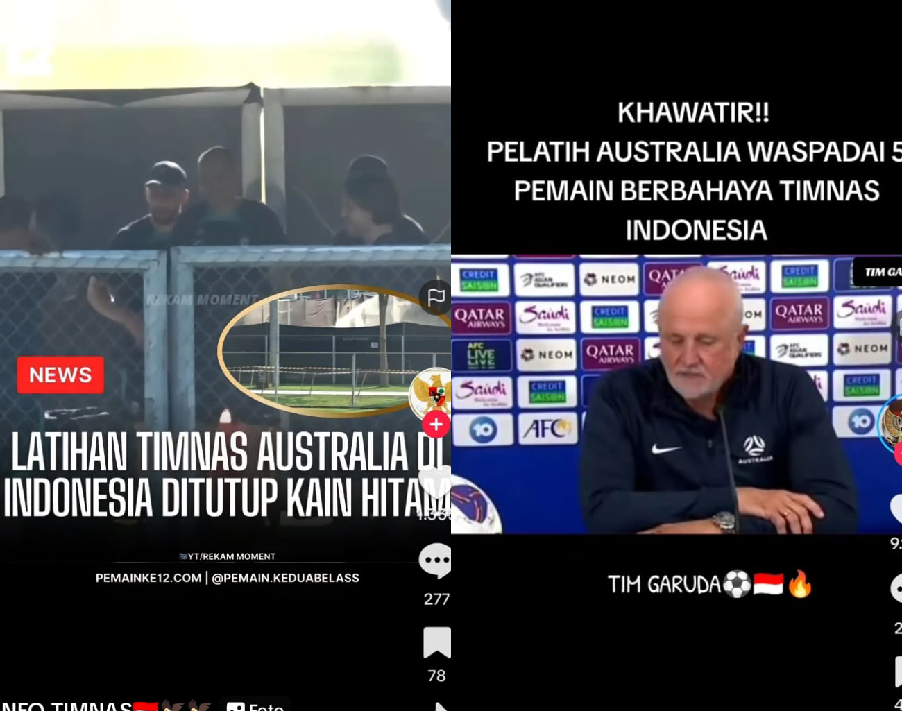 Pemain Australia Latihan Aneh, Pakai Penutup Kain Hitam, Pelatih Graham Arnold, Kualifikasi Piala Dunia 2026