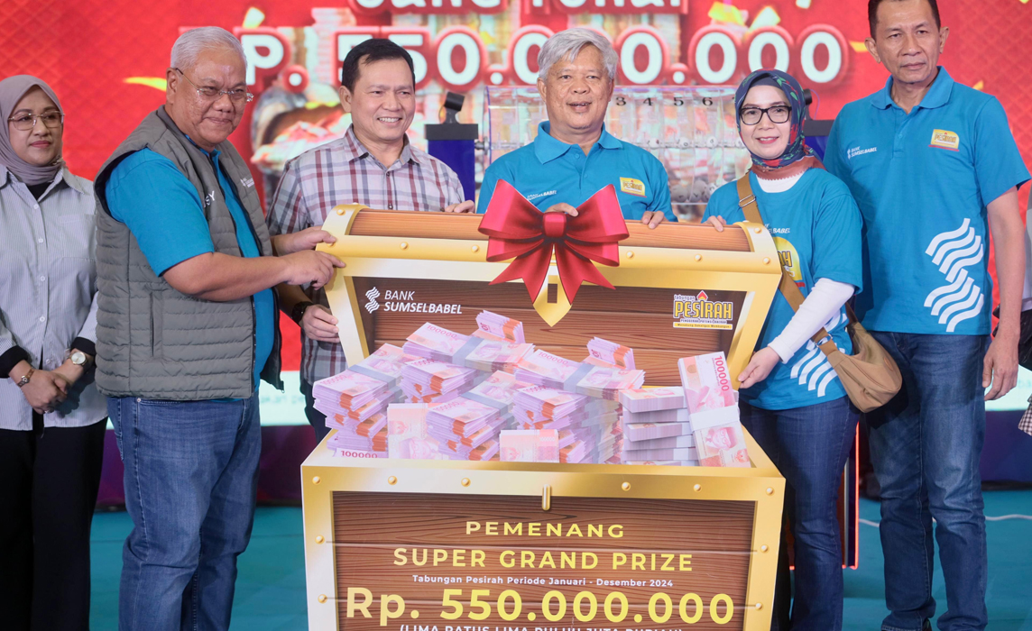 Penarikan Undian, Super Grand Prize, Uang Tunai Rp 550 Juta, Bank Sumsel Babel