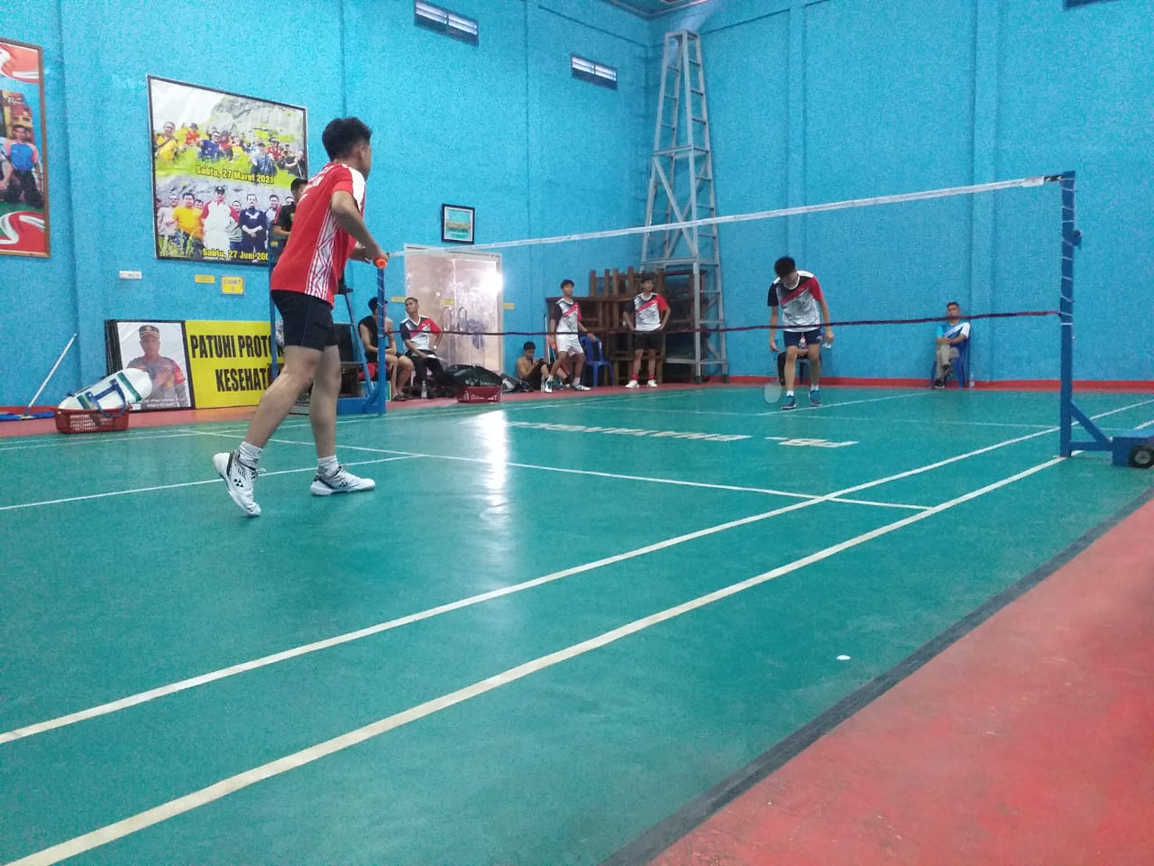 Libas Pagar Alam, Badminton Kategori Beregu Putra Kabupaten Lahat Melenggang