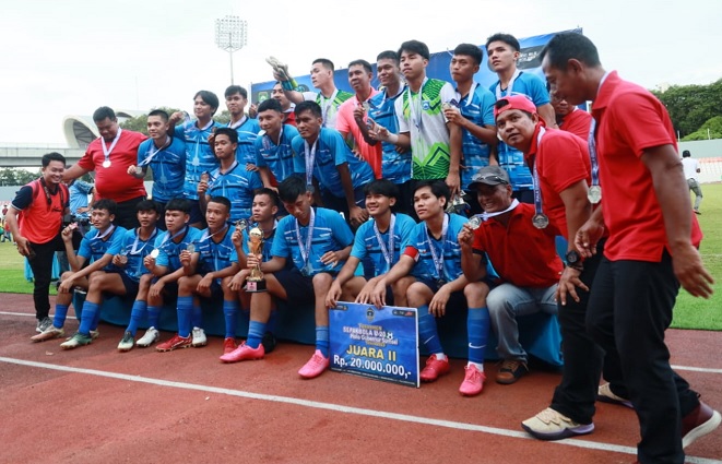 Selamat Persila Lahat Juara 2 Turnamen Sepakbola U-20 Piala Gubernur Sumsel