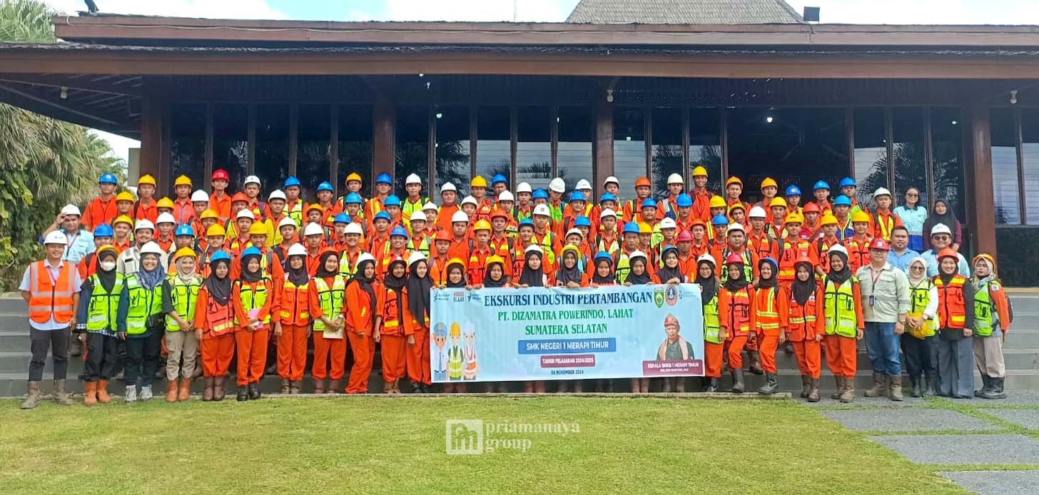 SMKN 1 Merapi Timur Ikuti Studi Ekskursi Di PT Dizamatra Powerindo