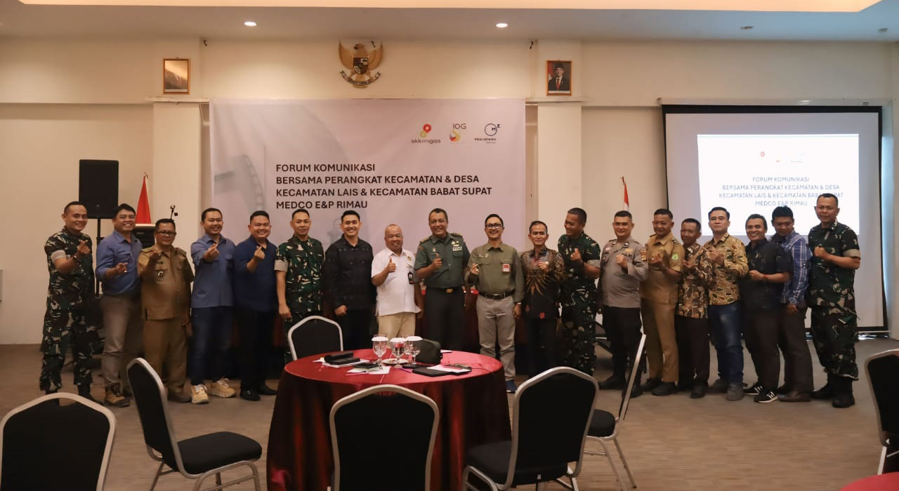 KKKS Medco E & P Rimau (Medco E&P) dan SKK Migas Sumbagsel Gelar Forum Komunikasi di Muba