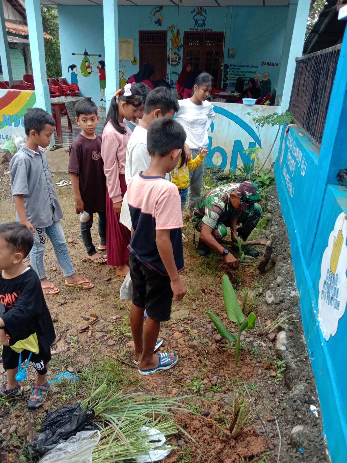 Inginkan Kemandirian Remaja,Ini Bentuk Sinergi Pemerintah Desa Karang Rejo Dan Koramil Merapi 