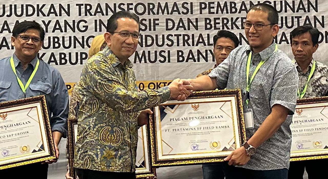 PHR Regional Sumatera Zona 4 Terima Penghargaan Komitmen Ketenagakerjaan dari Musi Banyuasin