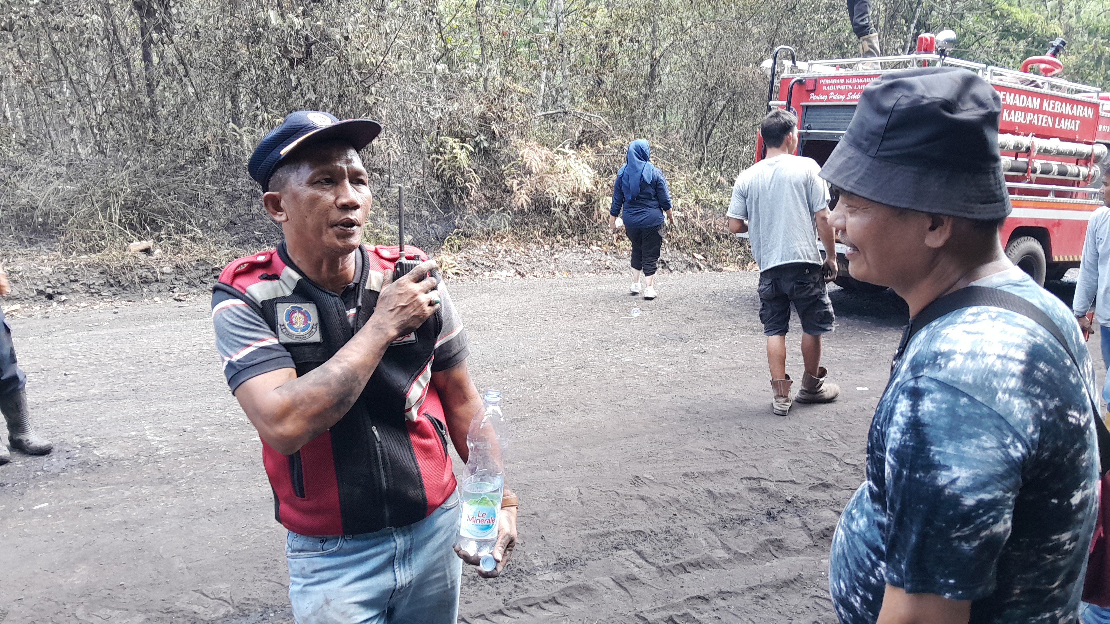 Lebih Tiga Hektar Kebun Karet Di Merapi Barat Hangus Terbakar,Ini Nama Pemiliknya