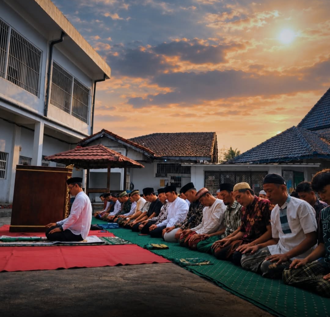Bapas dan Lapas Lahat Gelar Sholat Istisqa, Ikhtiar Memohon Turunnya Hujan