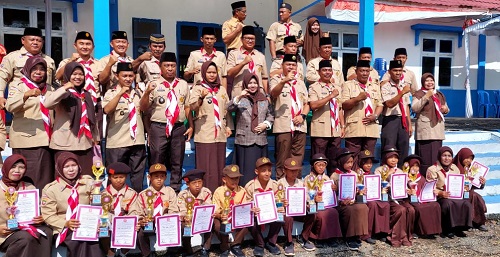 Kecamatan Merapi Timur Peringatan HUT Pramuka ke 61