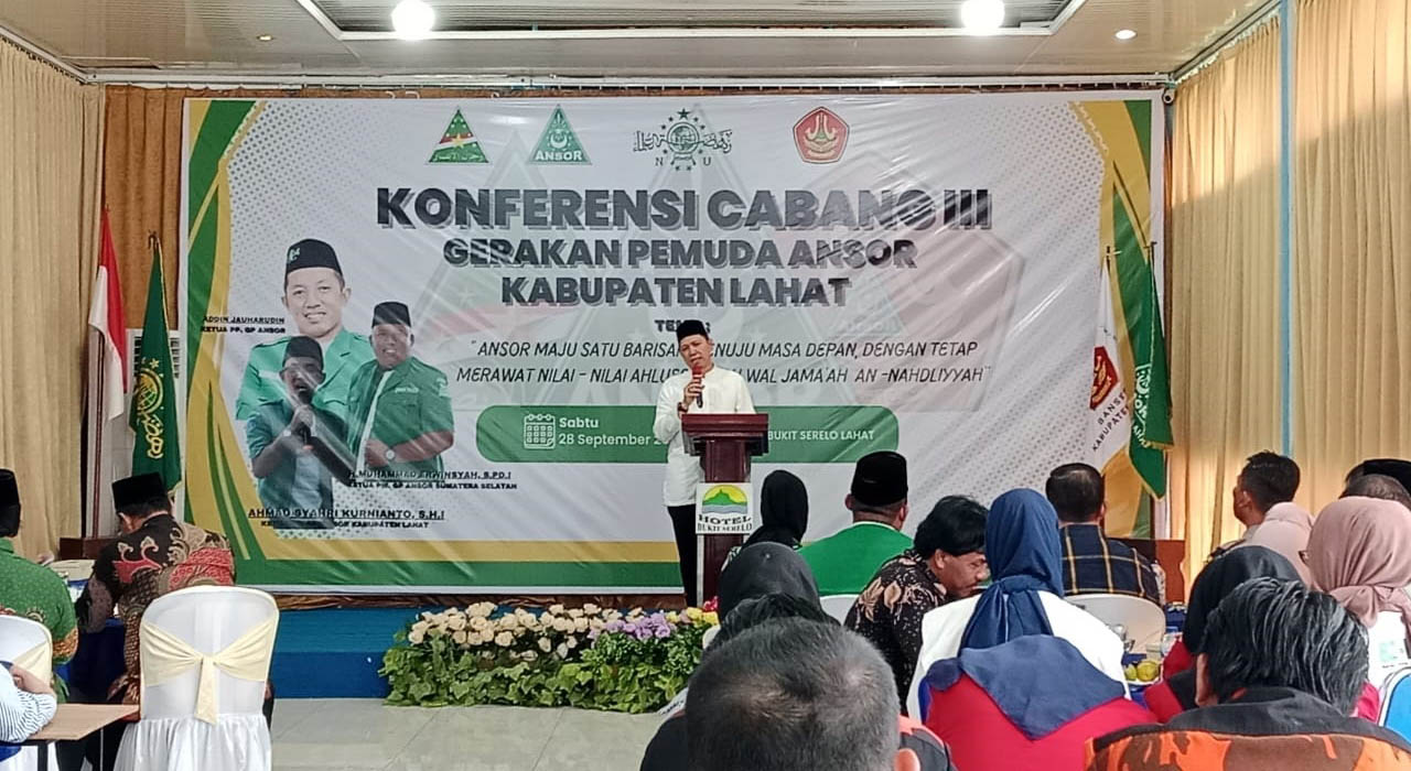 Ketua PCNU Lahat KH Napikurrahman Beri 2 Tugas Pokok PC GP Ansor