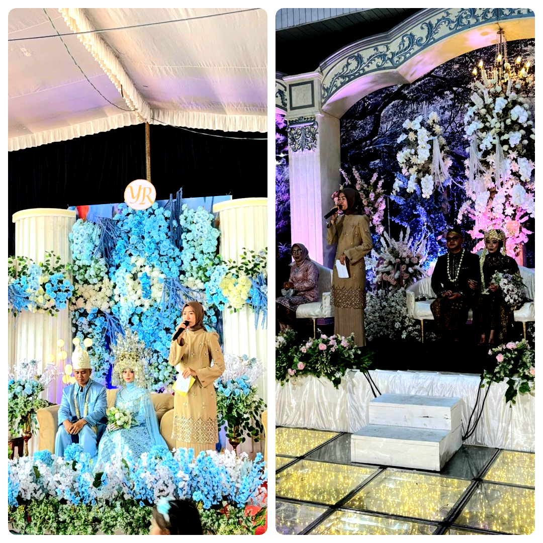 Wabup Lahat Terpilih Widia Ningsih Hadiri Resepsi Pernikahan di Dua Kecamatan