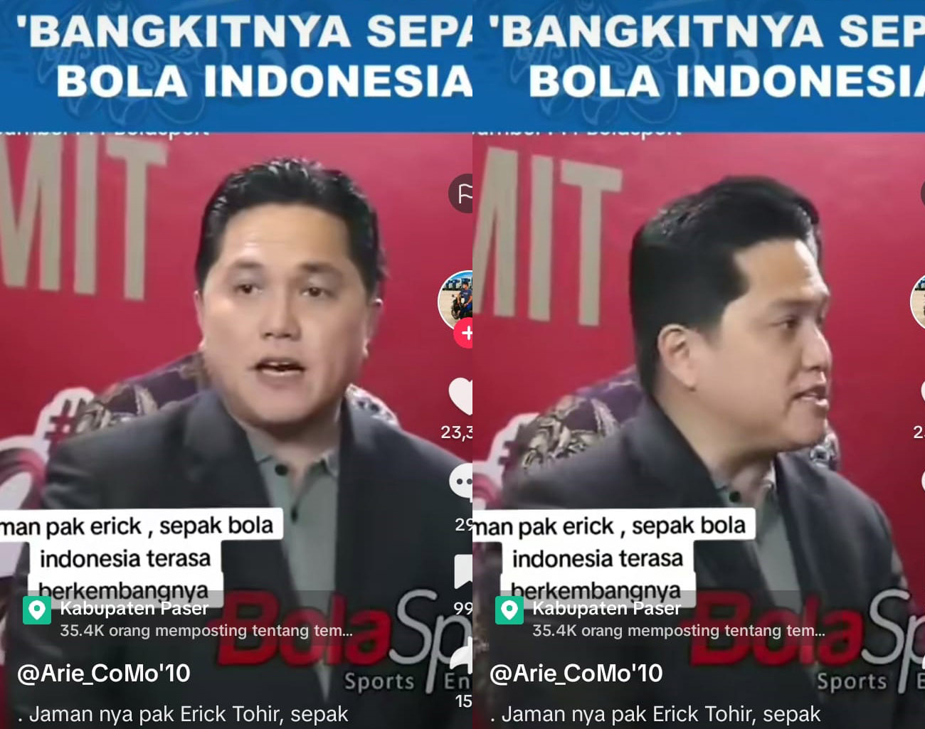 Generasi Emas Tiba, Ketua PSSI Erick Thohir Luncurkan Lagu Bangkitnya Sepak Bola Indonesia, Dampak Piala Asia