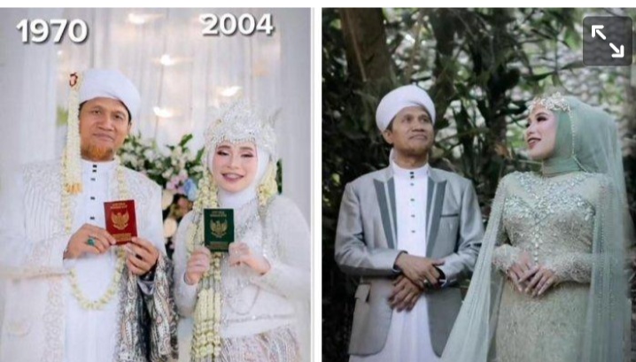 Viral Wanita berusia 19 Tahun menikah dengan Pria Berusia 53 Tahun,  Netizen ngomong ini