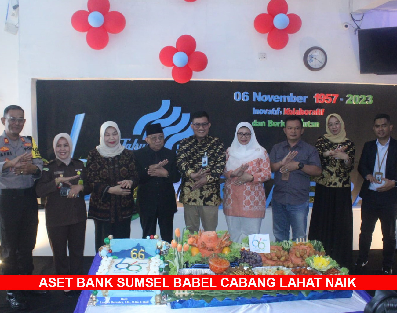 Kabar Bahagia, Taufik Hidayat Berhasil Wujudkan Aset Bank Sumsel Babel Cabang Lahat Naik Rp3 Triliun