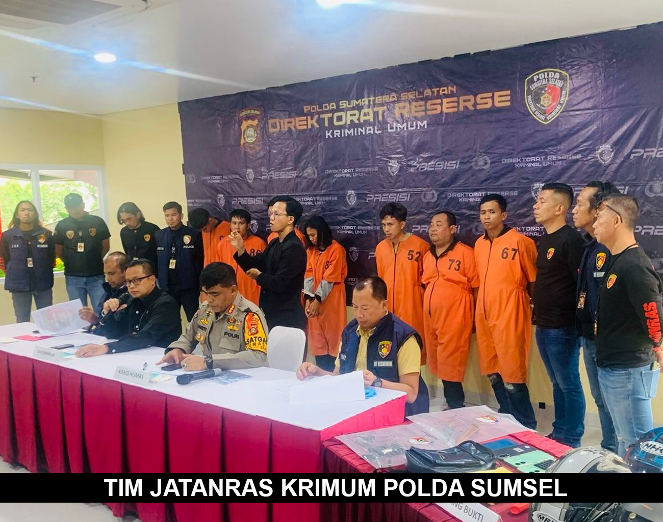 Tim Jatanras Krimum Polda Sumsel Tangkap Pelaku Curas di Homestay Badrawati Ngarang Borobudur Magelang Jateng