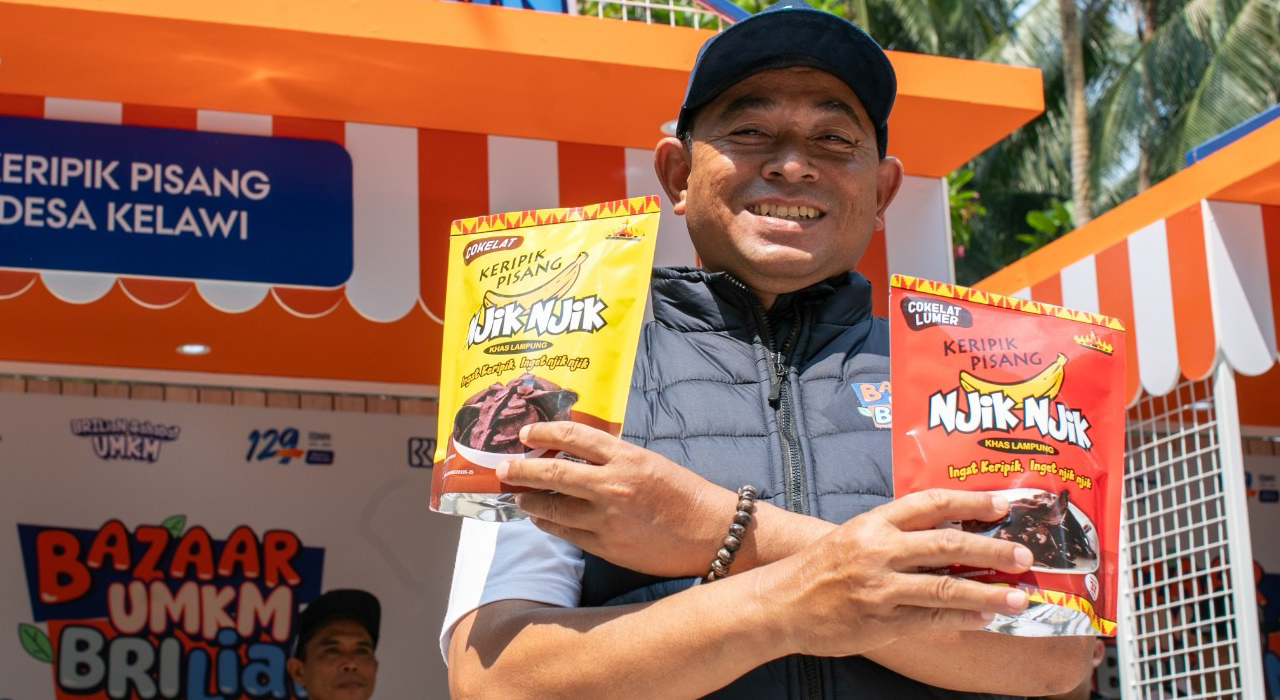 UMKM Keripik Pisang di Bakauheni Lampung Berkembang Berkat Pemberdayaan BRI