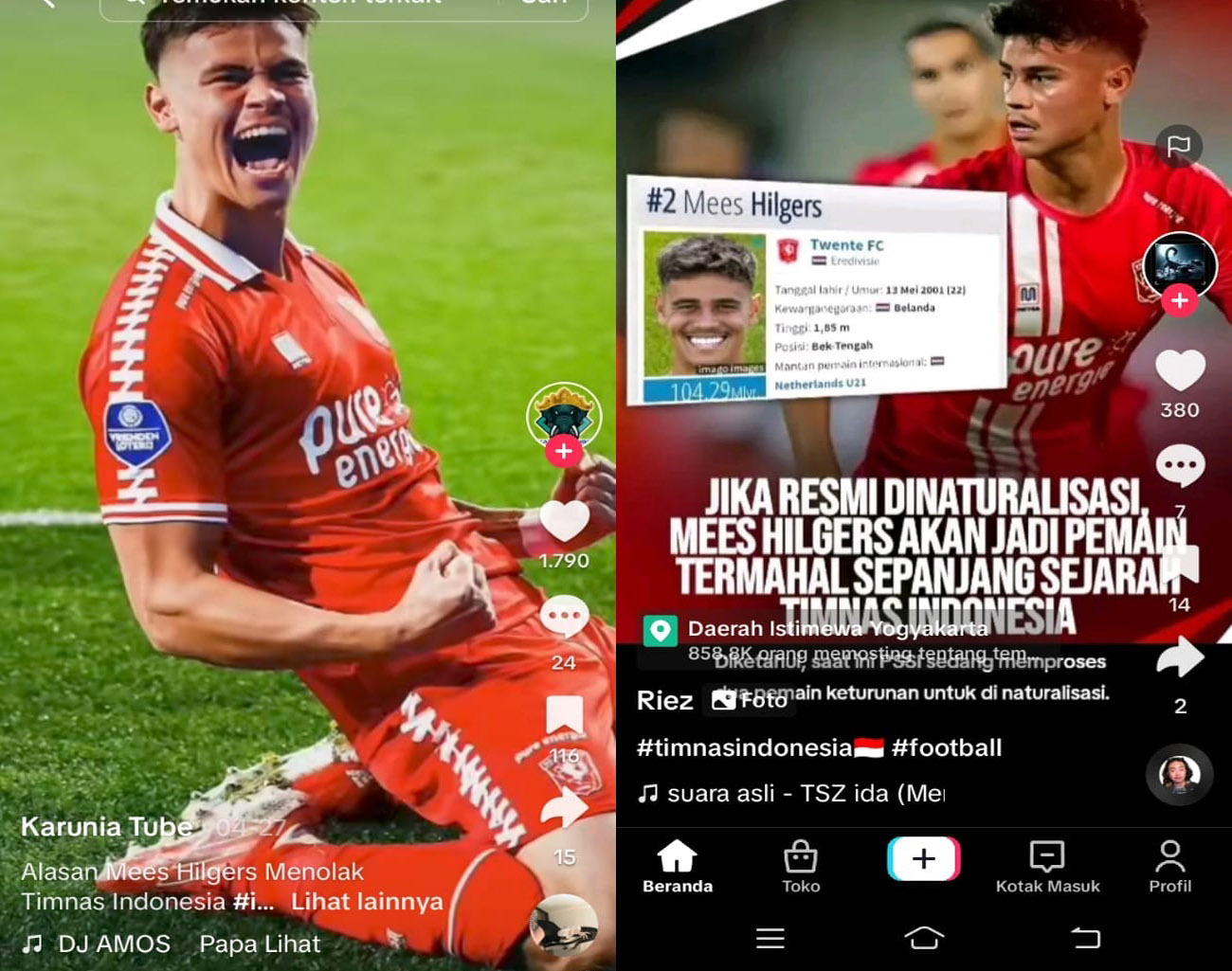 Pemain Termahal ini Gabung Timnas Indonesia, Harga Mees Hilgers Rp104,29 Miliar, Kualifikasi Piala Dunia 2026