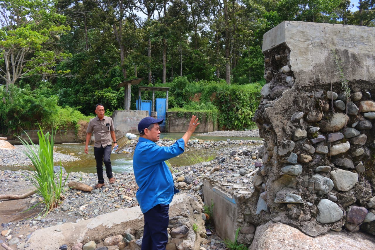 Ini Target Bursah Zarnubi Untuk Perbaiki Irigasi Hancur Di Kikim Selatan, Petani Harus Sejahtera