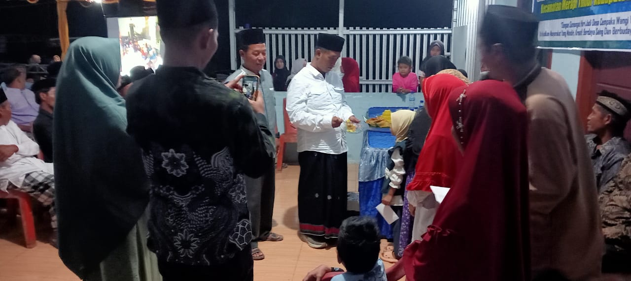 Puncak Hari Jadi Desa Cempaka Wangi Gelar Istighosah, Serta Berikan Santunan Anak Yatim