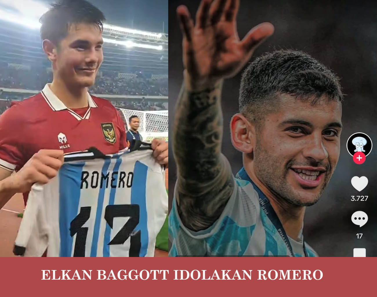 Elkan Baggott Idolakan Cuti Romero, Bek Andalan Argentina-Tottenham Hotspur, Kualifikasi Piala Dunia 2026