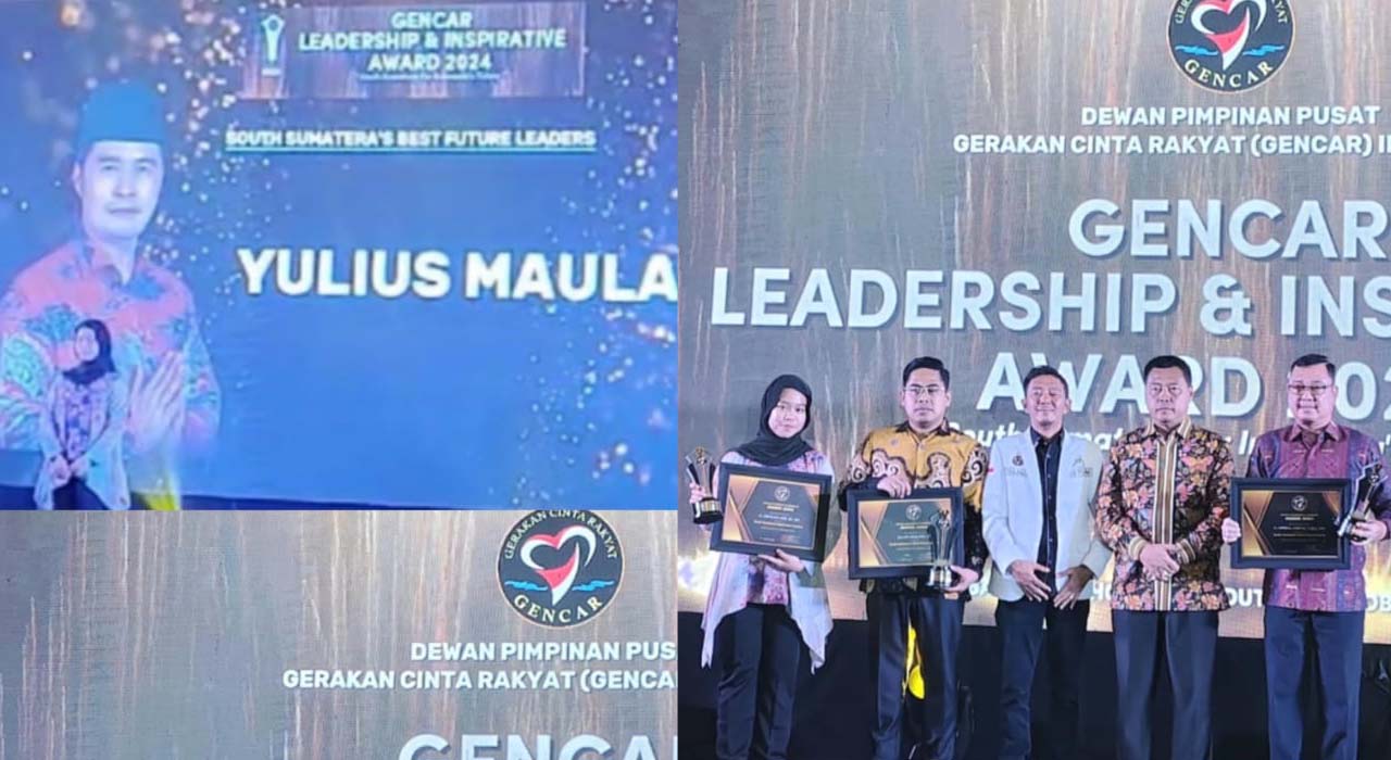 Cabup Lahat Yulius Maulana Terima Penghargaan Leadership And Inspiratif Award Tahun 2024