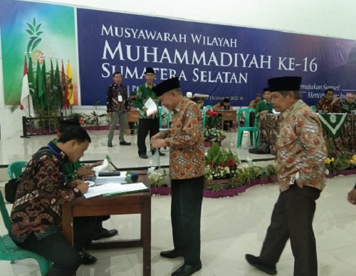 Hasil Muswil Pimpinan Muhammadiyah di Prabumulih, Ridwan Hayatuddin SH MH Raih Suara Tertinggi