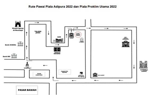 Ini Lho Rute Arak Arakan Piala Adipura Kabupaten Lahat