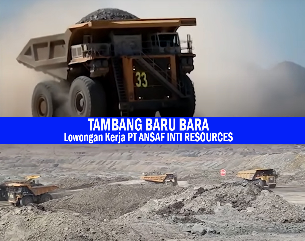 PT Ansaf Inti Resources Perusahaan Batu Bara Buka Lowongan Kerja Laki-laki dan Perempuan untuk di Lahat