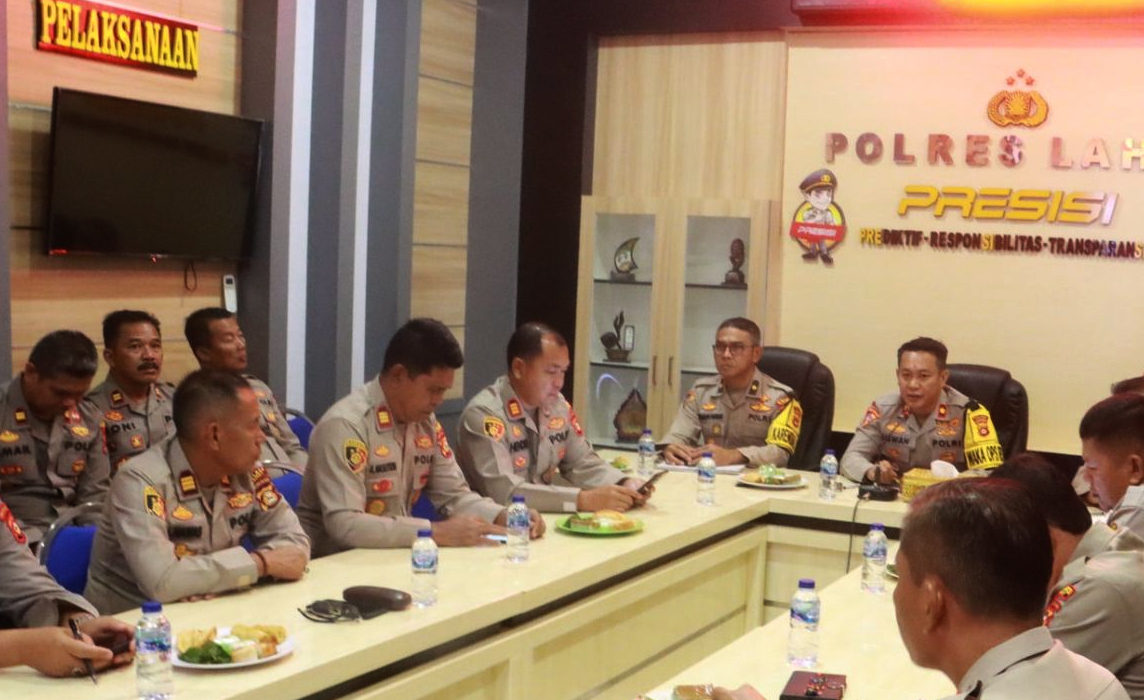 Zoom Meeting La Pra Ops Pekat Musi 2025, Polres Lahat akan Tindak Berbagai Penyakit Masyarakat