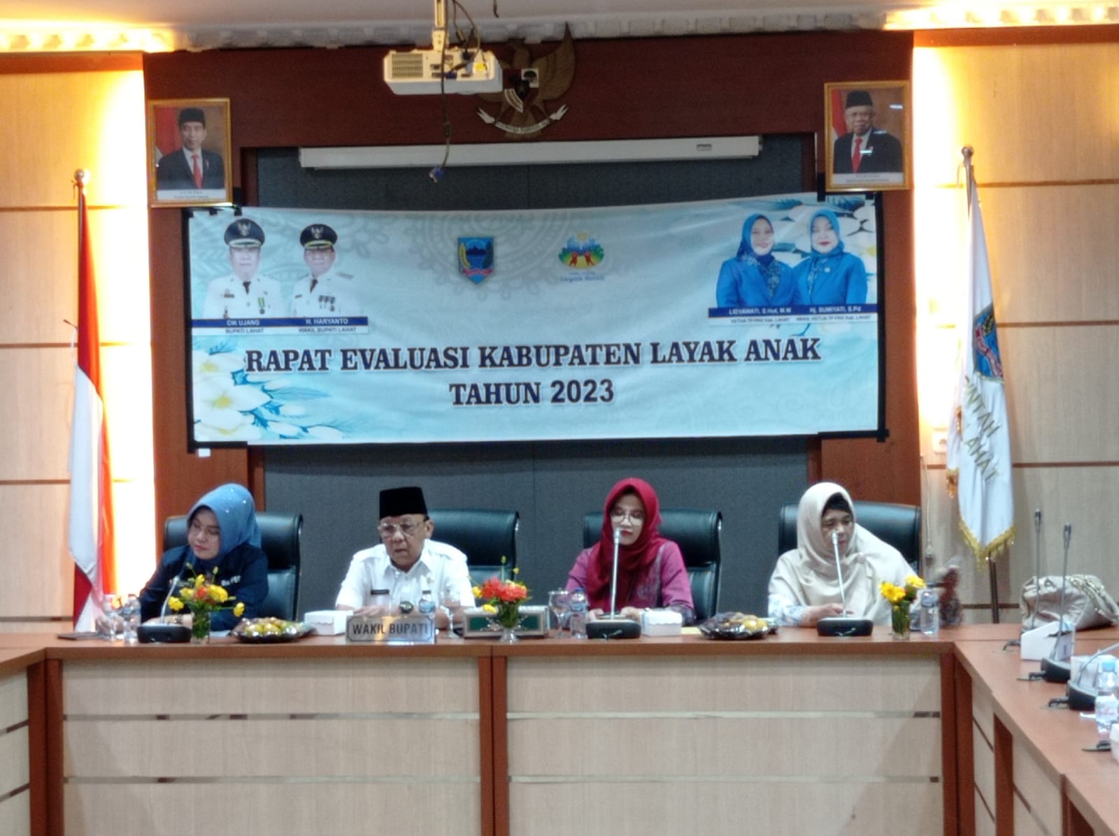 Targetkan Predikat Nindya, kabupaten Lahat Gelar Rapat Evaluasi Kabupaten Layak Anak Tahun 2023