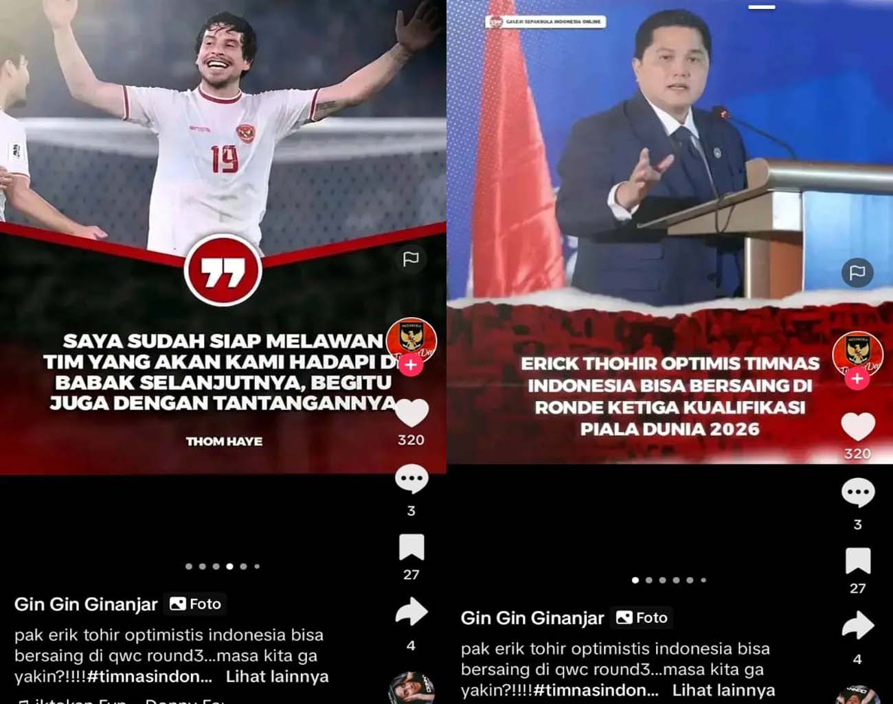 Thom Haye Siap 100 Persen, Indonesia Otomatis Lolos Pildun, Erick Thohir, Kualifikasi Piala Dunia 2026