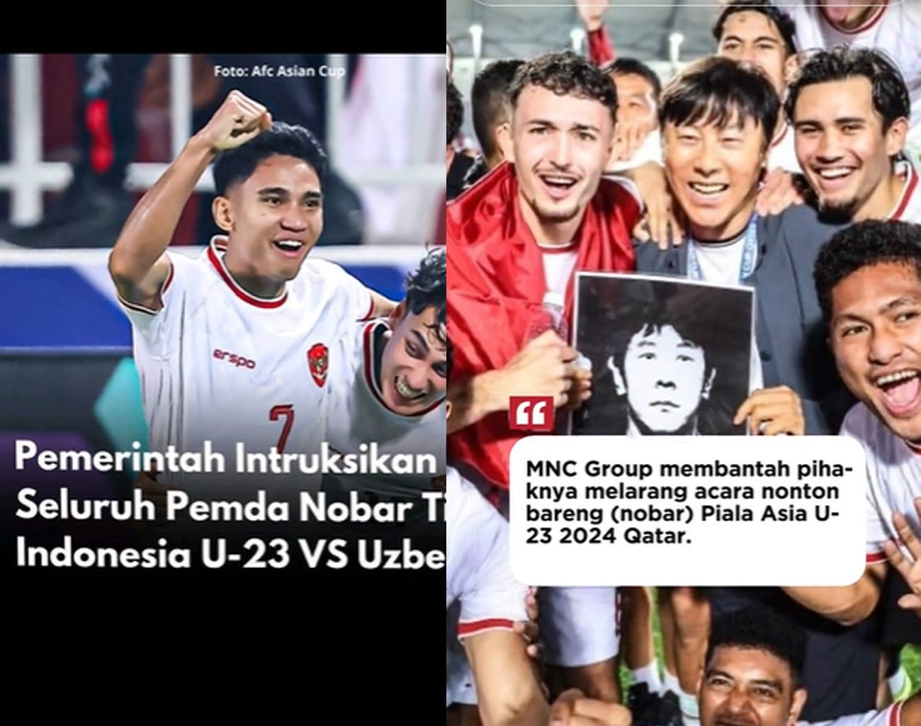 Inilah Link Steaming Nobar Piala Asia U-23 2024 Lewat RCI, Semifinal Sepak Bola Indonesia vs Uzbekistan