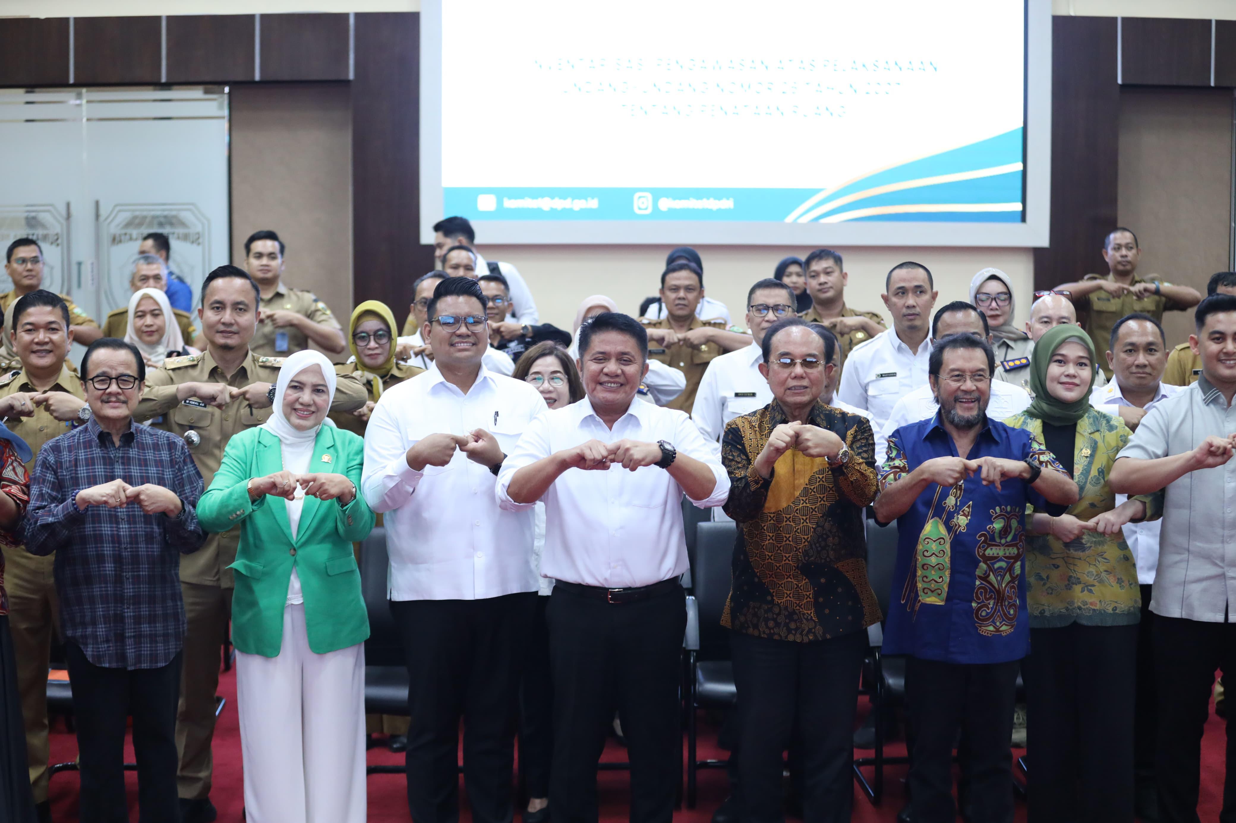 Perkembangan Terbaru Pemekaran Kikim Area, Sudah Masuk Prolegnas, Gubernur HD Minta DPD RI Siap Perjuangkan