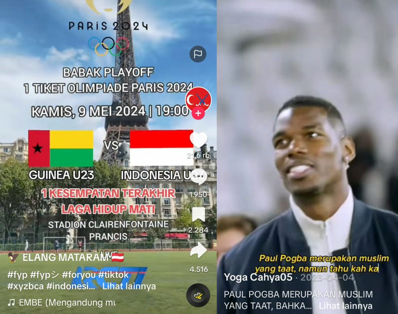 Paul Pogba Senang Guinea Bertemu Indonesia Piala Asia U-23 2024, Rebut Tiket Olimpiade Paris