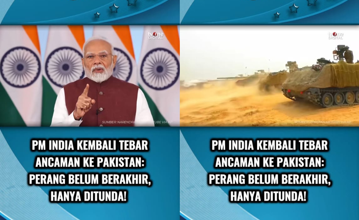 Pernyataan Terbaru Perdana Menteri India Narendra Modi Perang Lawan Pakistan Belum Berakhir