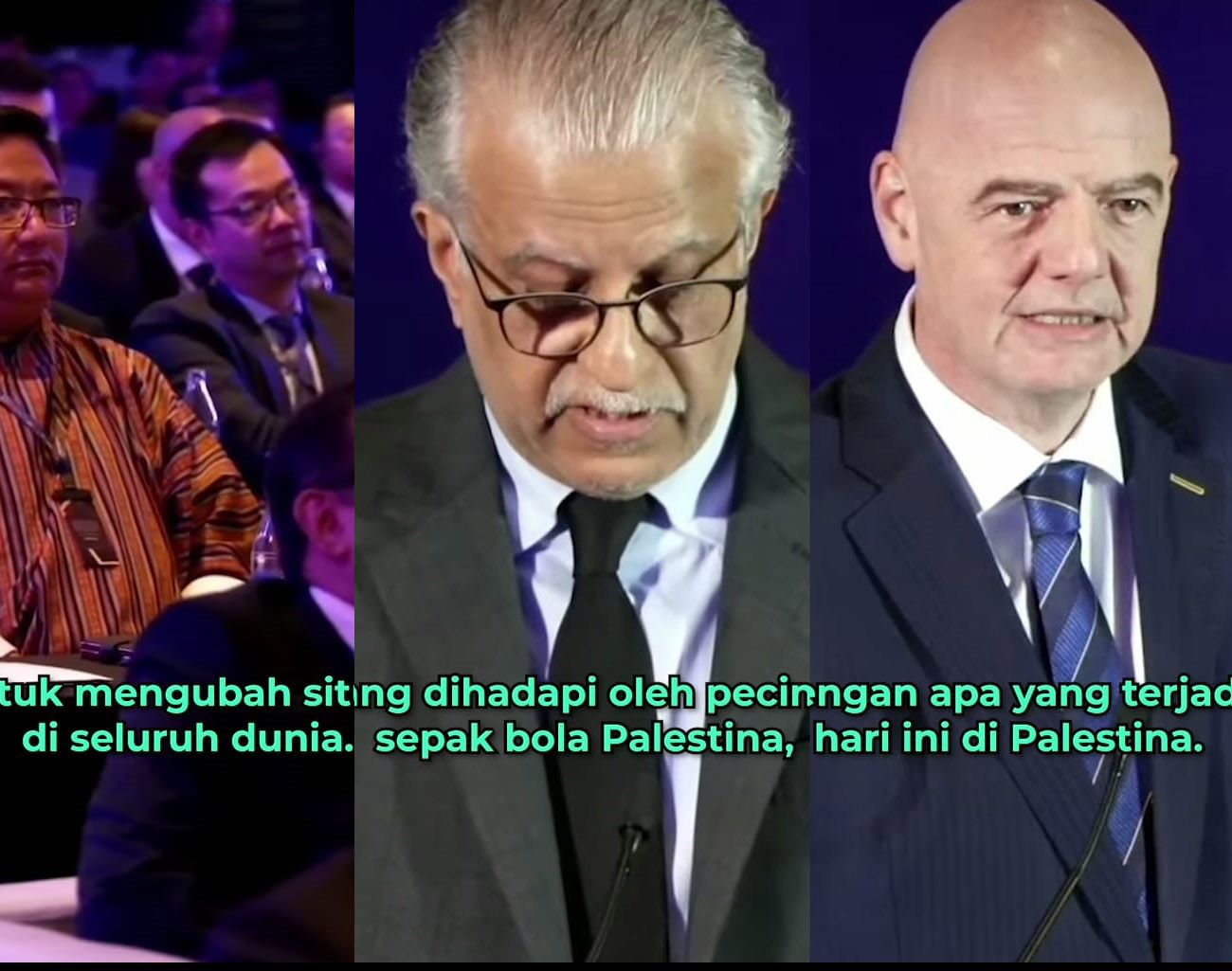 Terang Terangan Presiden AFC dan FIFA Menentang Kekerasan Israel kepada Palestina, Sepak Bola adalah Persatuan