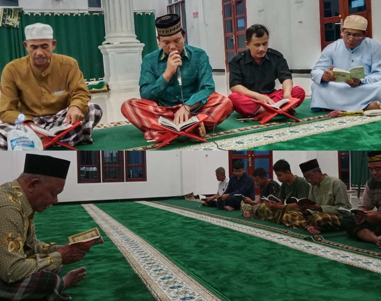Malam Nisfu Syaban, Jemaah Masjid Nurul Hidayah Tanjung Payang Mengikuti Pembacaan Surat Yasin