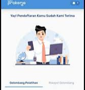 Selamat, Seleksi Pendaftaran Kartu Prakerja Gelombang 59 diumumkan, Cek Dashboard kamu